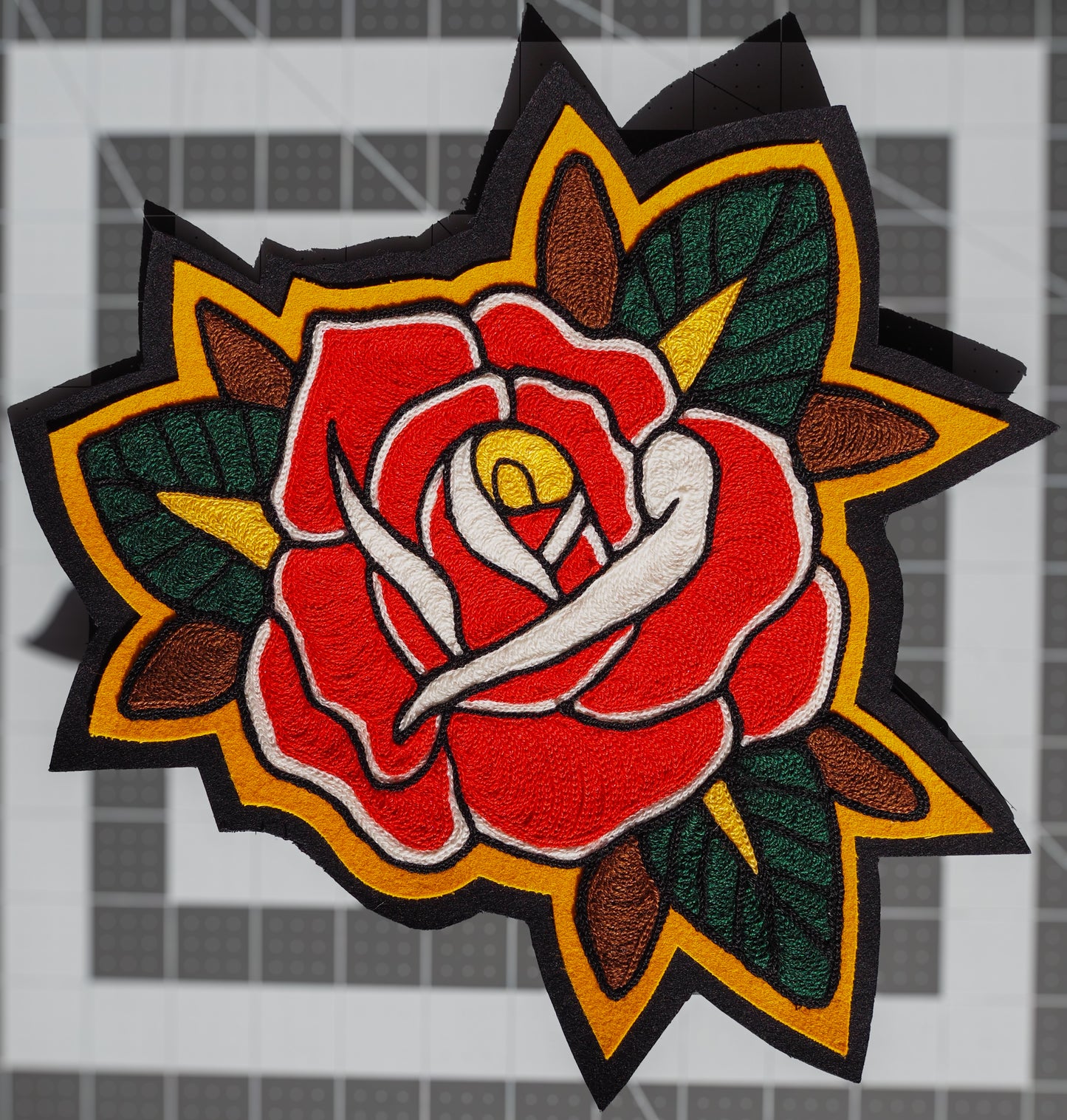 Rose Back Patch