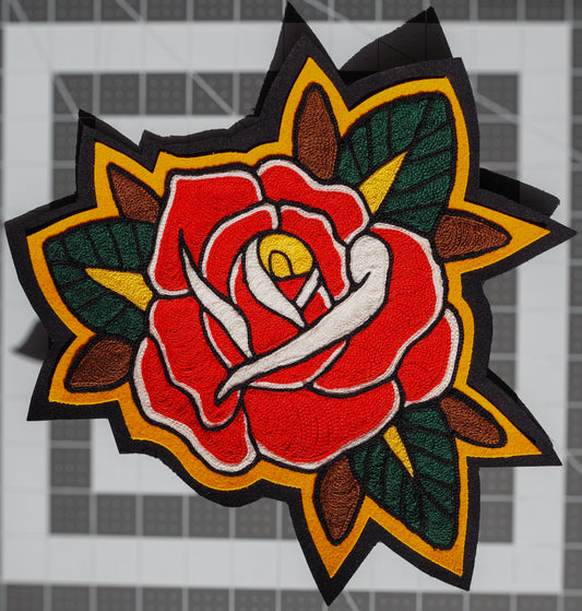 Rose Back Patch